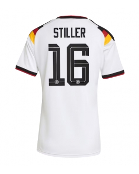 Billige Fotballdrakt Tyskland Angelo Stiller #16 Replika Hjemmedrakt Dame VM 2026 Kortermet Billige Fotballdrakt Tyskland Angelo Stiller #16 Replika Hjemmedrakt Dame VM 2026 Kortermet